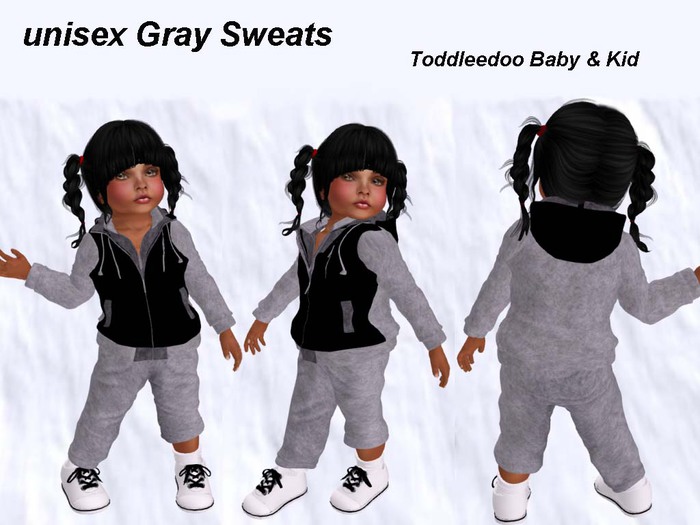 UNISEX Gray sweats
