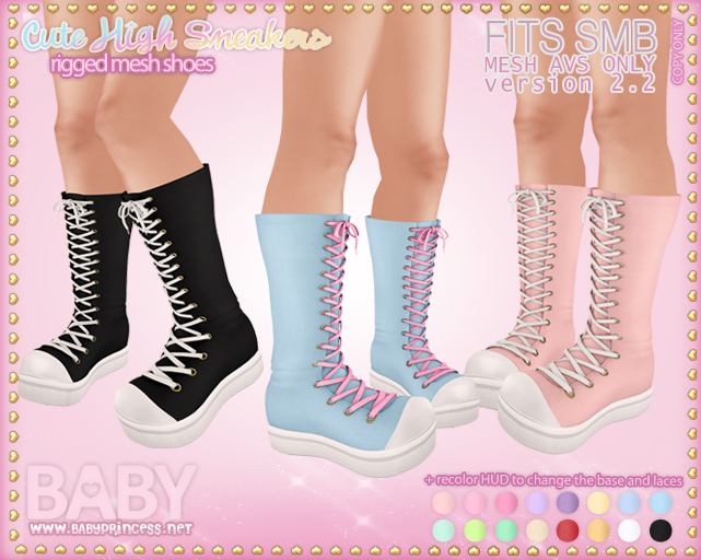 :*BABY*: SMB Cute High Sneakers