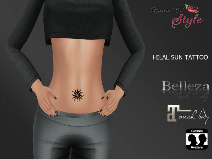 ROSE'S STYLE HILAL SUN TATTOO MAITREYA