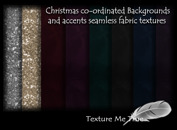 TMT Christmas co-ords backgrounds /acc seamless fabric textures