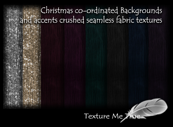 TMT Christmas Co-ords bgs + accents crushed seamless textures