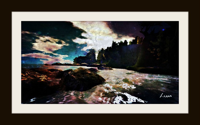 Blue Tree Art  - Evening Sky