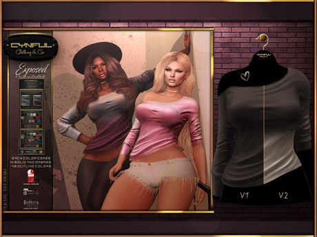 Second Life Marketplace - [Cynful] Exposed - Dark Brown [Maitreya Lara