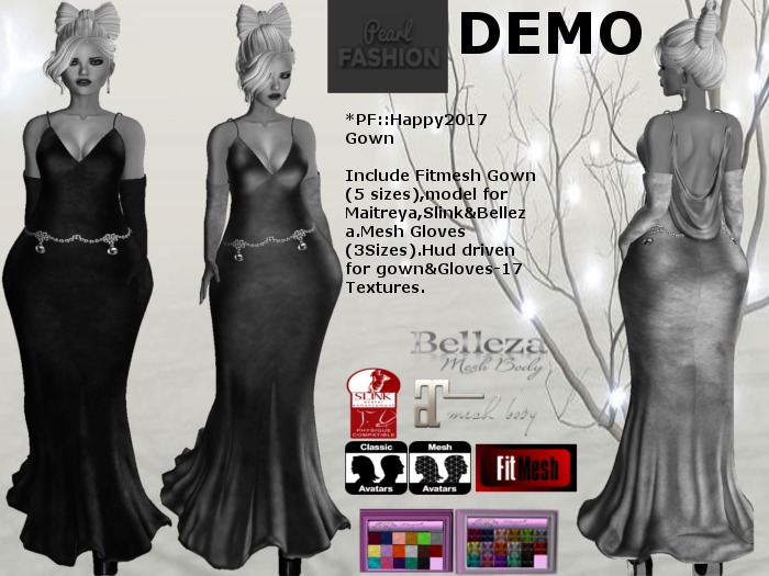 *PF::Happy2017 Gown DEMO