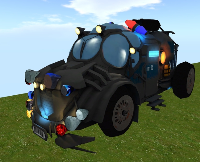 police van mesh 15 prim