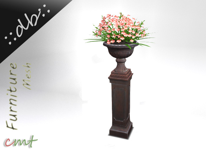 ::db:: Pilar Planter with nice Flowers II