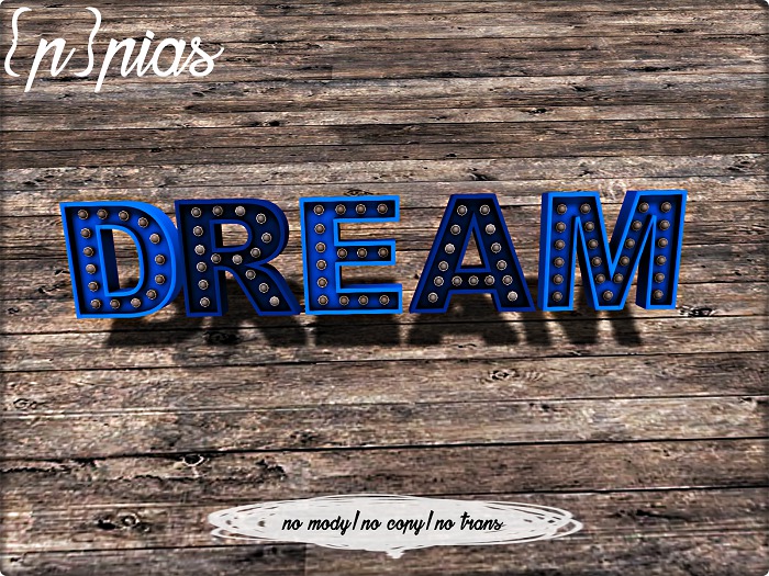 {p}pias - Dream Lettering