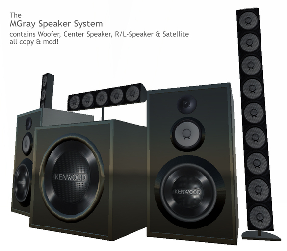 MGray Speaker System BOX