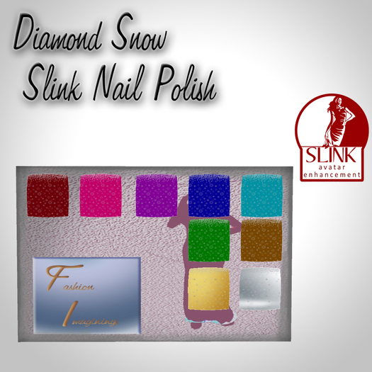Diamond Snow Slink Nails (Boxed)