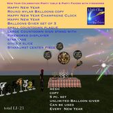 New Years Party Countdown Party Table(crate)