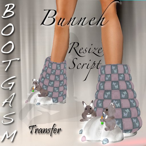 Bootgasm Neko Boots Bunneh Grey