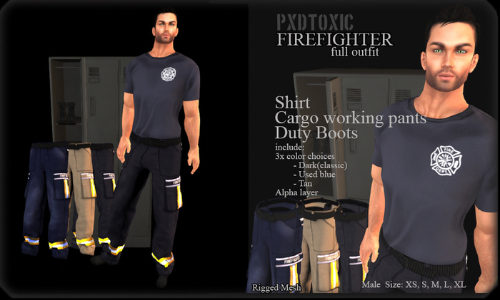 PXDTOXIC - FIREFIGHTER - MALE