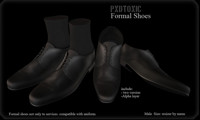 PXDTOXIC - Formal shoe [black]