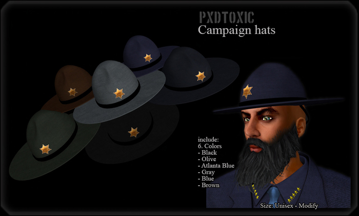 PXDTOXIC - CAMPAIGN HATS