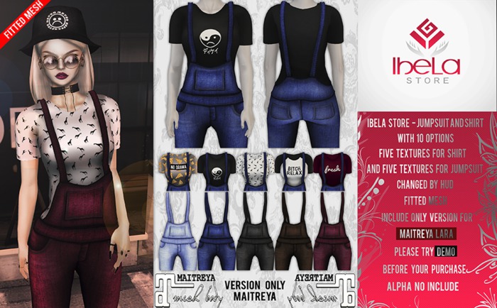 Ibela Store - Jumpsuit and Shirt Alexia Maitreya