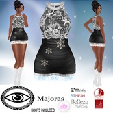 Majoras Lacy Snowflake Dress
