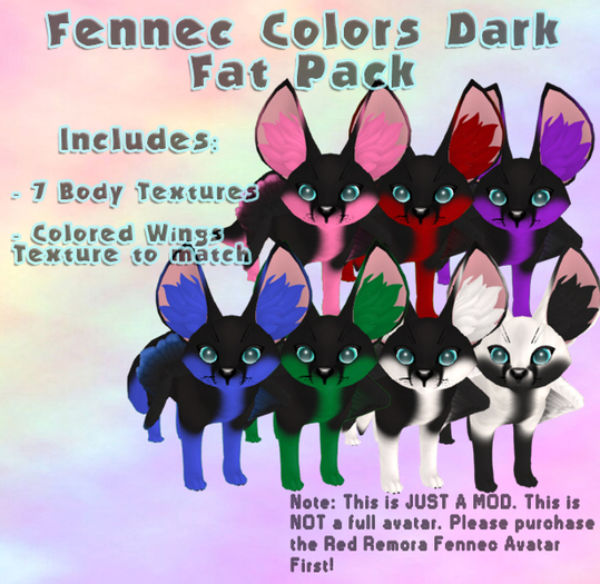 [WP]Red Remora Fennec Dark Colors Fat Pack