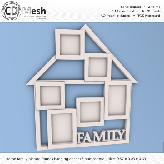 Home Family Frames {OCD}Mesh
