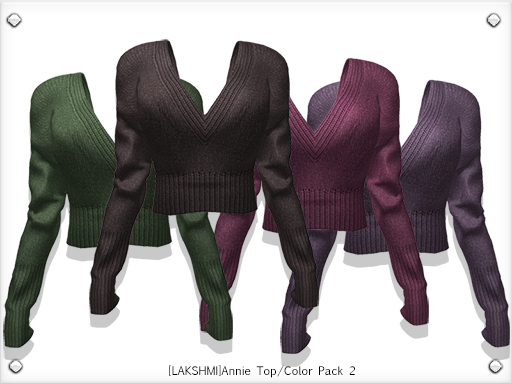 [LAKSHMI]Annie Top/Color Pack 2