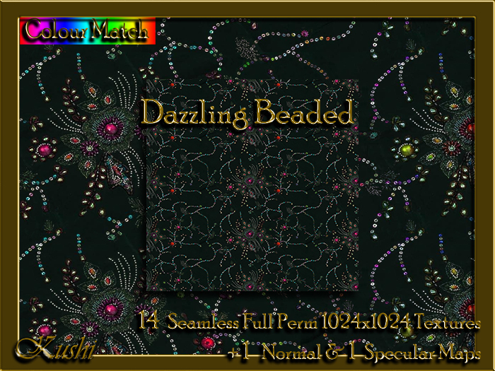 !Kushi! DazzlingBeaded Textures -WEAR TO UNPACK