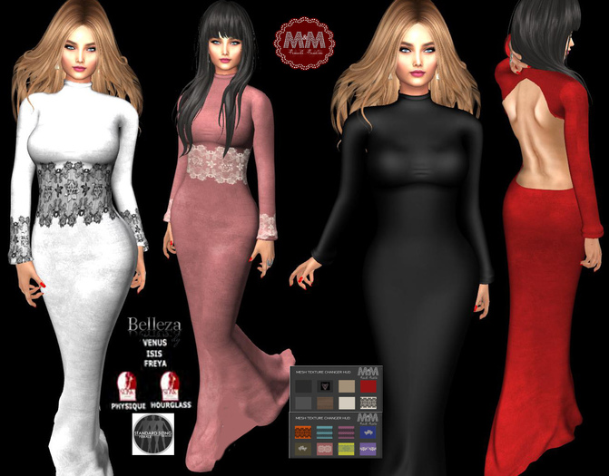 M&M-IRENE DRES LONG HUD-D