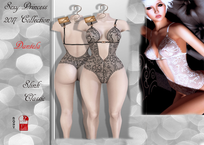 Dantela Bodysuit Pink Slink Appliers