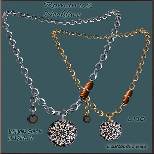 Necklace Roman v2 T.E.D./2 col