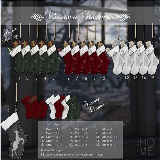 Pixel Mode Stocking - Texture Change RARE