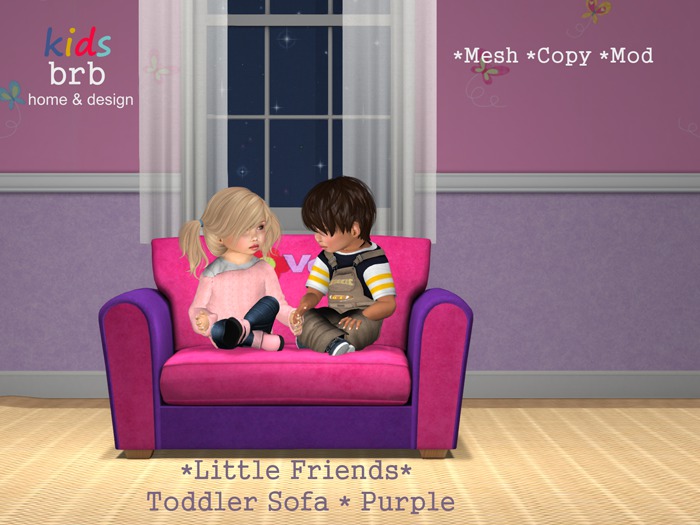 Little Friends - Toddler Sofa - Purple