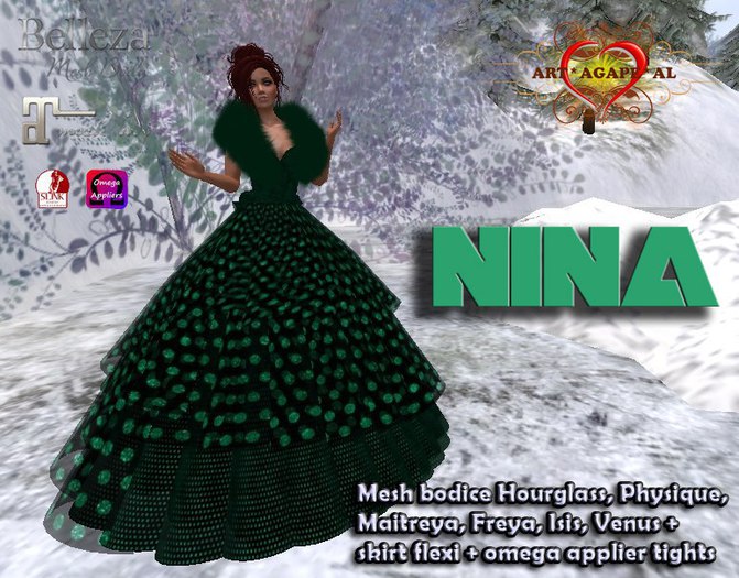 ART*AGAPE*AL dress Nina