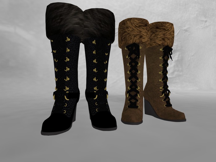 Midcalf Wedge Boots (FATPACK) Boxed