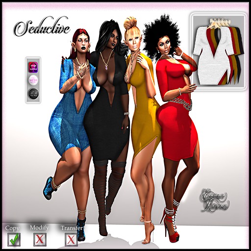 *E.D.* Seductive ~ Deep V ~ FAT PACK 