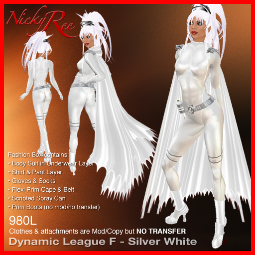 Dynamic League F Suit White