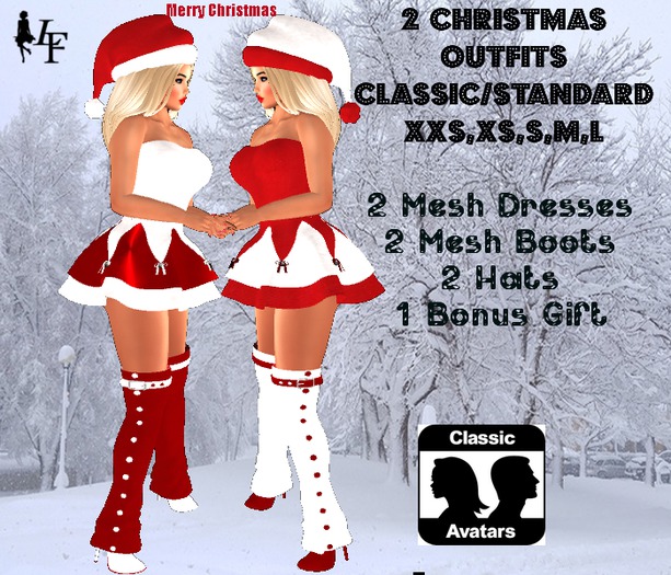 *LF* Complete Christmas Outfits #6/MeshClassic/Standard
