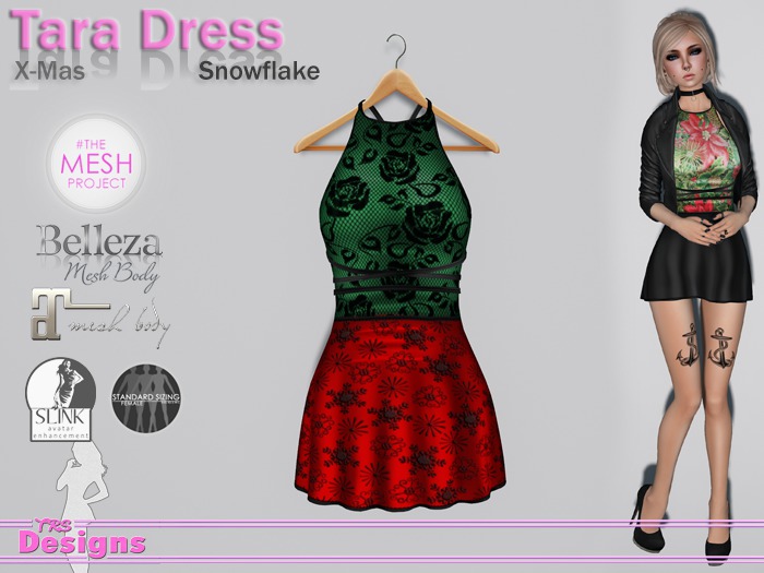 Tara Dress X-Mas Snowflake