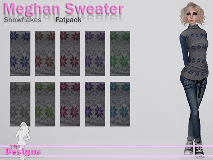 Meghan Fatpack Snowflakes