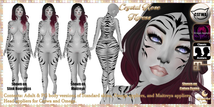 *DEMO* Crystal Rose Tiger skin