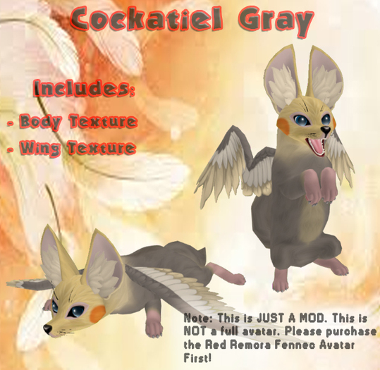 [WP]Red Remora Fennec Cockatiel Gray