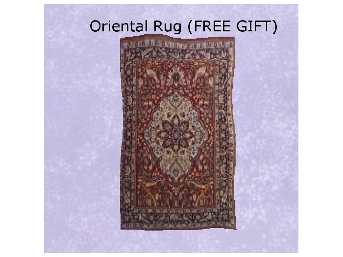 Oriental Rug (FREE GIFT)