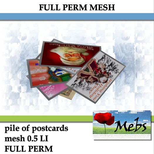 lill pile of postcards
