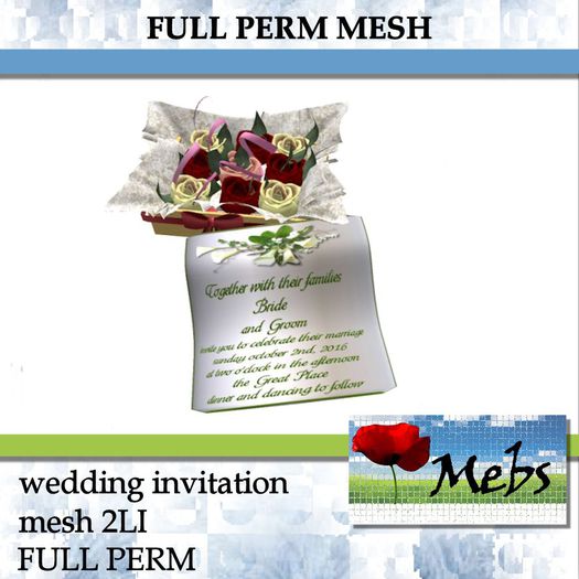 wedding invitation