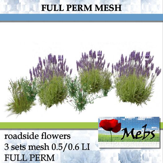 Roadside flowers mesh