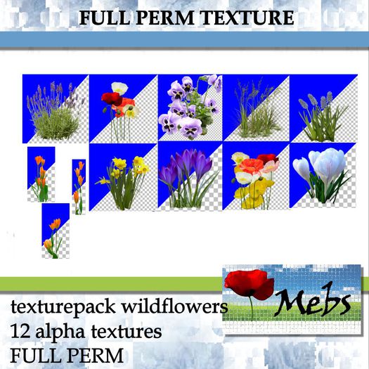 Texture Pack Spring flowers