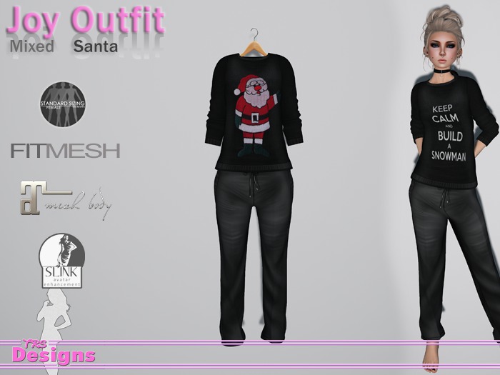 Joy Outfit Mixed Santa
