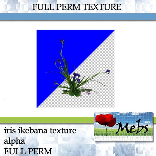 Iris Ikebana Texture FULL PERM (512X512)