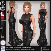 SLC Gown Snowflake Dream black