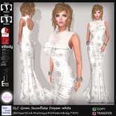 SLC Gown Snowflake Dream white