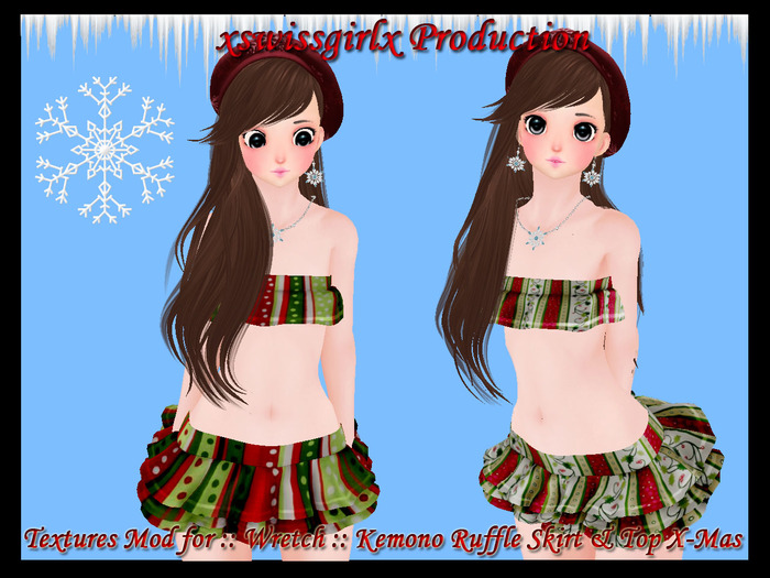 Textures Mod for :: Wretch :: Kemono Ruffle Skirt & Top X-Mas