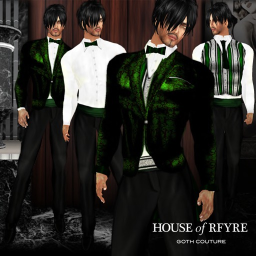 RFyre Wintertide Mens Tux Hunters Green
