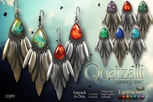 EarthStones Quetzalli Earrings - Spirit Fatpack